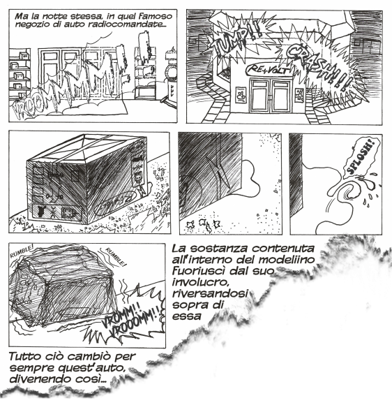 Pagina 2 di fumetto 1 strappata
